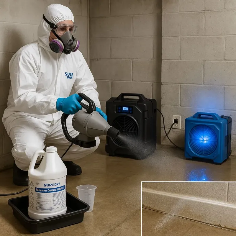 Sanitization and Odor Removal process in Deer Park, TX